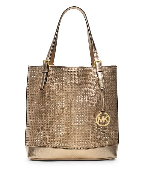 michael kors kosmetiktasche gold|Michael Kors tote bag.